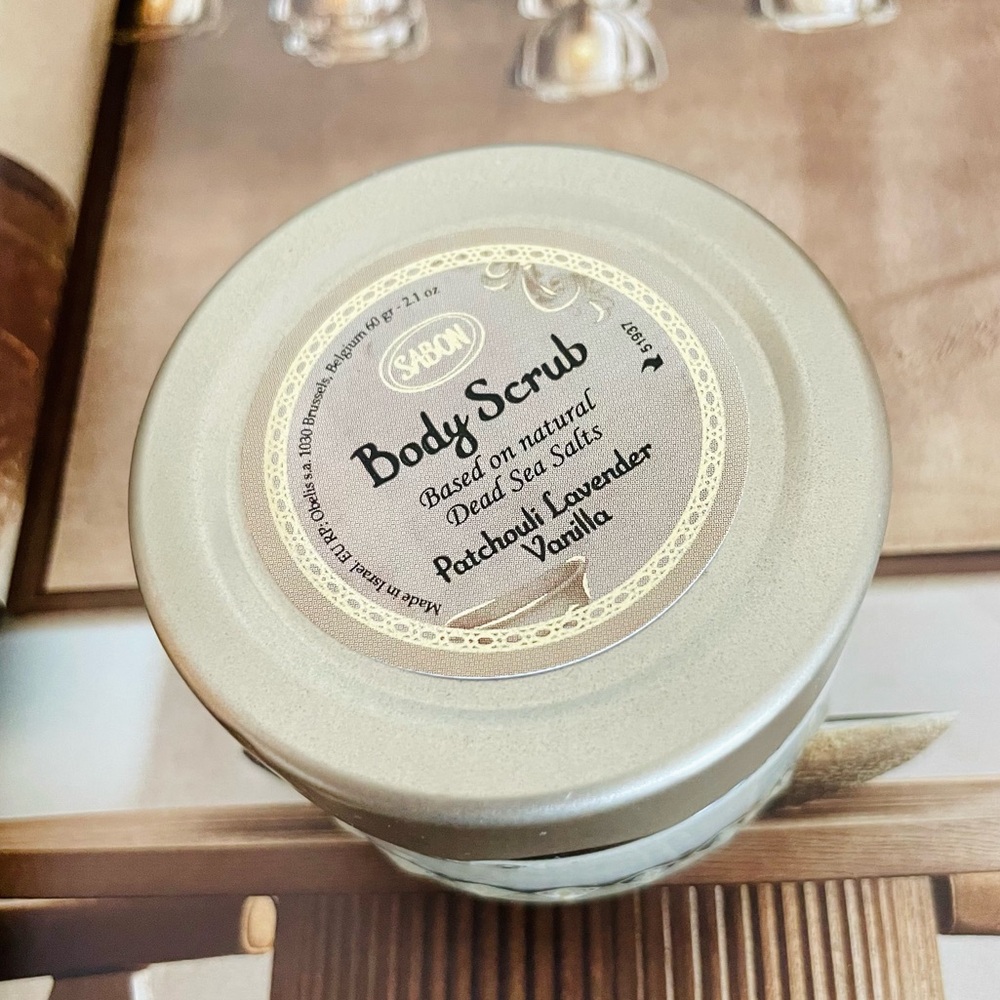 Sabon Body Scrub Patchouli Lavender Vanilla‎